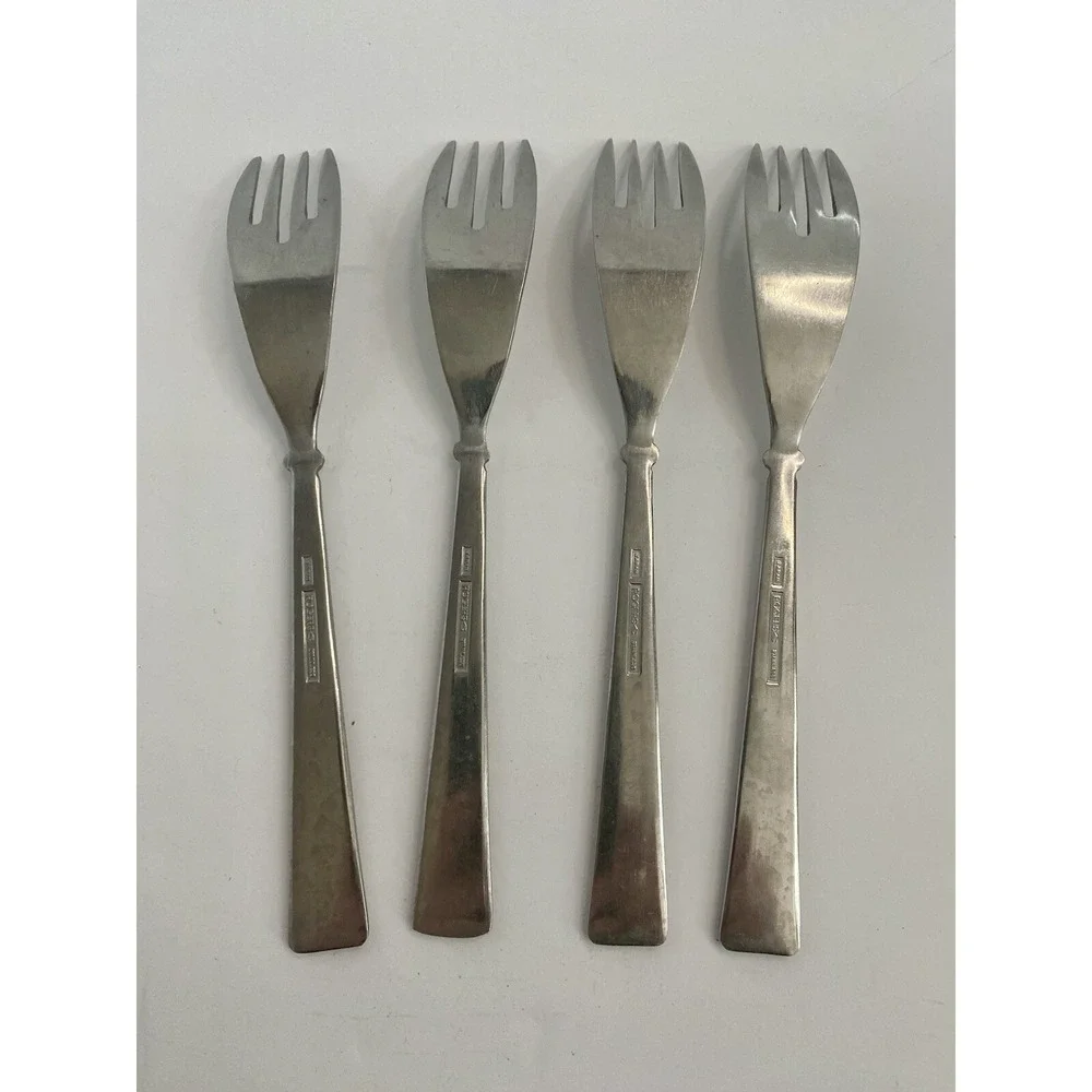 Salad Forks Stanley Roberts Rogers SRB60 Japan Stainless Lot Of 4 Replacements